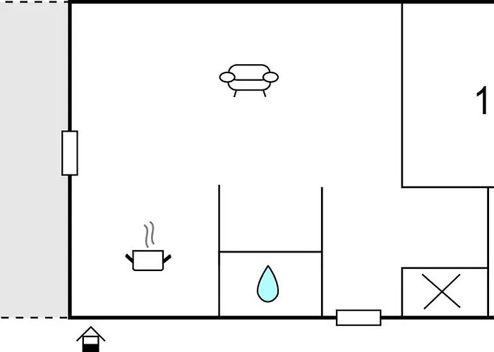 Apartmán 1 Bedroom Gorgeous In